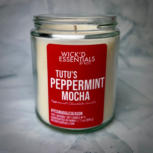 Tutu's Peppermint Mocha -- 7.0 oz Candle