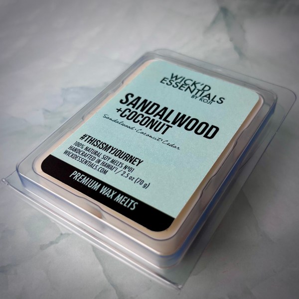 Sandalwood + Coconut -- 2.5 oz Melt