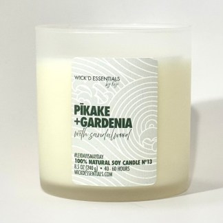 Pikake + Gardenia -- 8.5 oz Candle