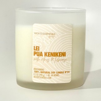 Lei Pua Kenikeni -- 8.5 oz Candle